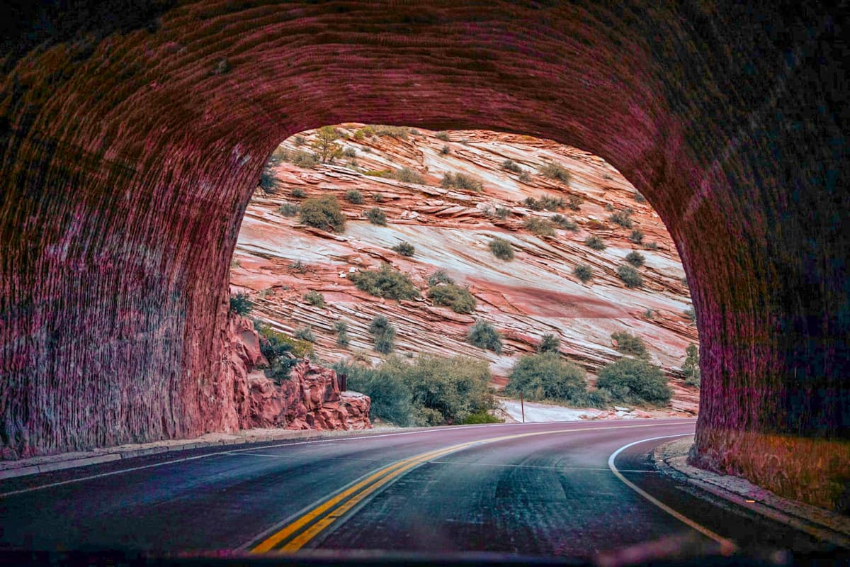 Tunnel in Zion National Park