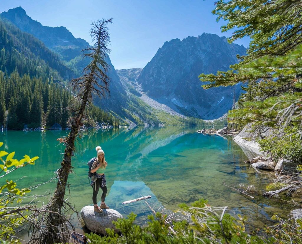 Colchuck lake outlet camping