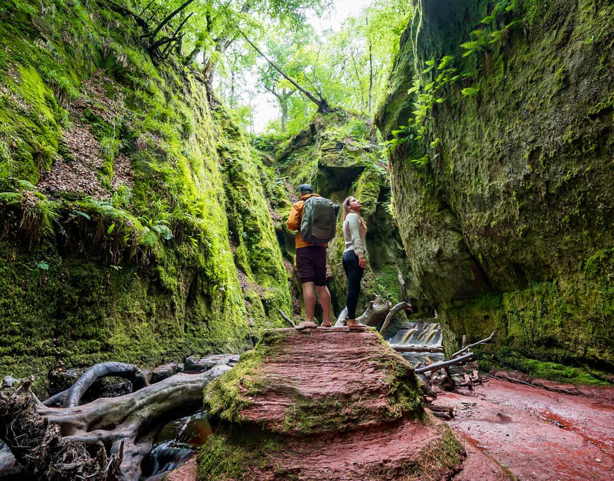 Devil s Pulpit The Most Unique Hike In Scotland Uprooted Traveler Devil s Pulpit The Most Unique Hike In Scotland Uprooted Traveler