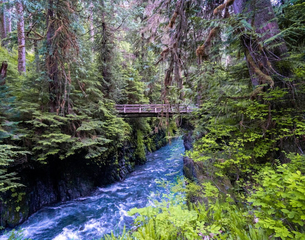 Enchanted valley outlet trailhead