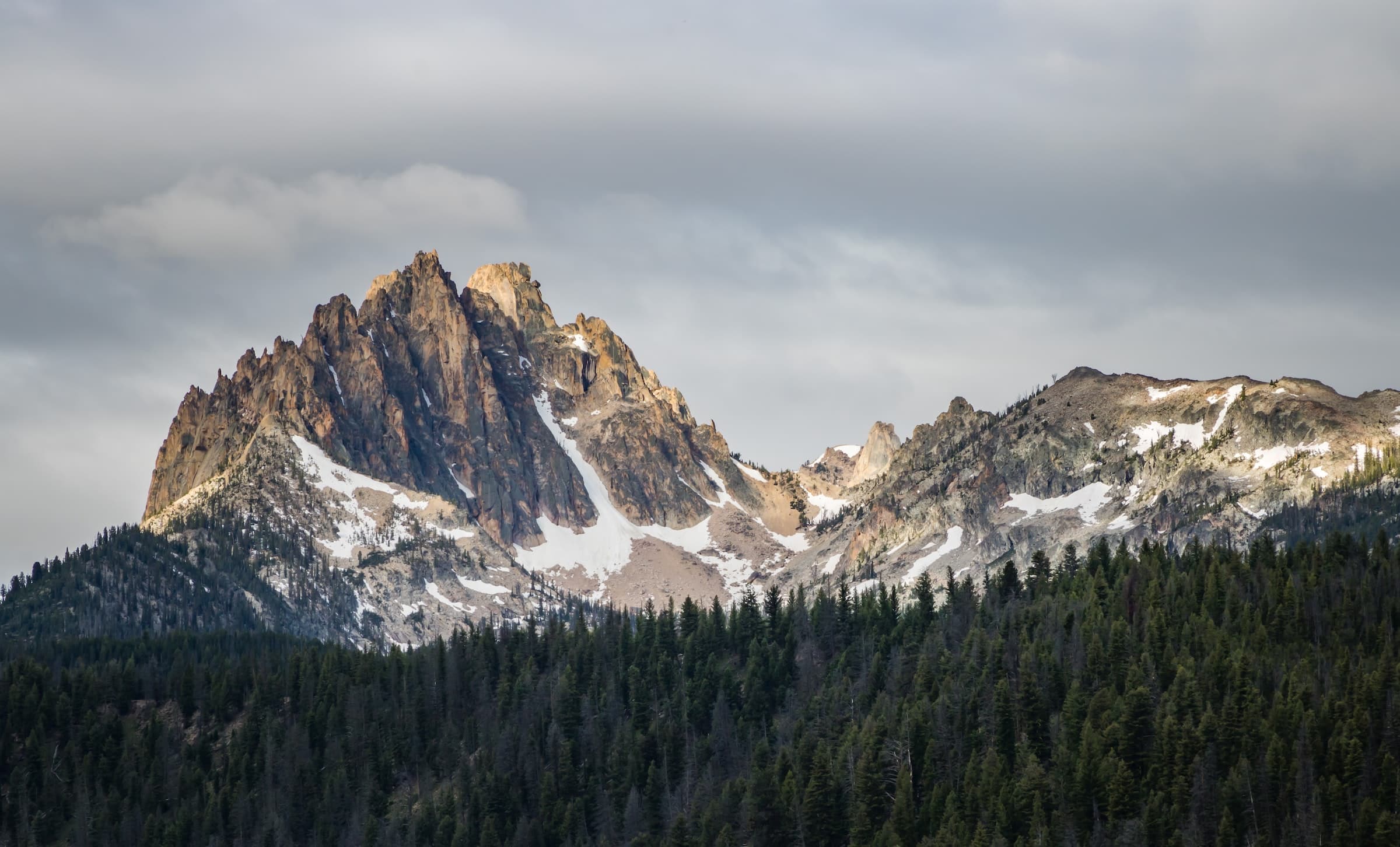 Sawtooth Mountains in Stanley, Idaho. 