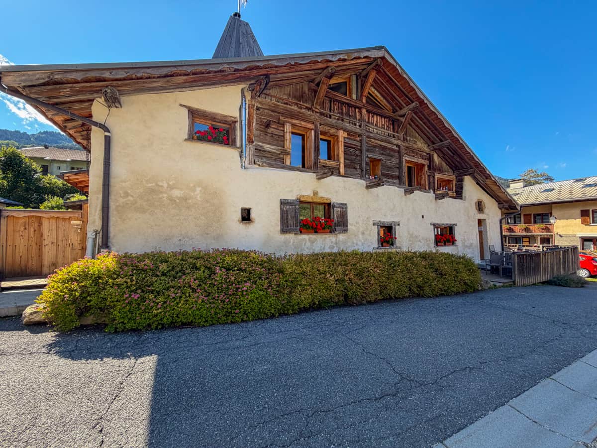La Ferme a Piron mountain refuge along the Tour du Mont Blanc in Les Contamines, France